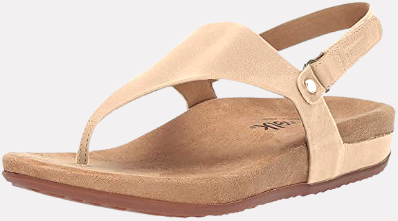 Comfortable discount nude sandals